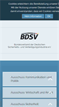 Mobile Screenshot of bdsv.eu